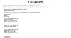 Desktop Screenshot of heizungen.info